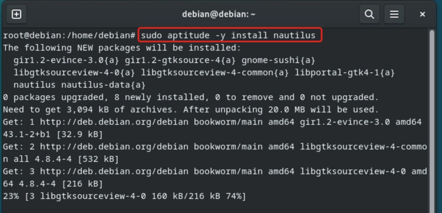 How to Install Nautilus File Manager on Debian 12 LinuxWays
