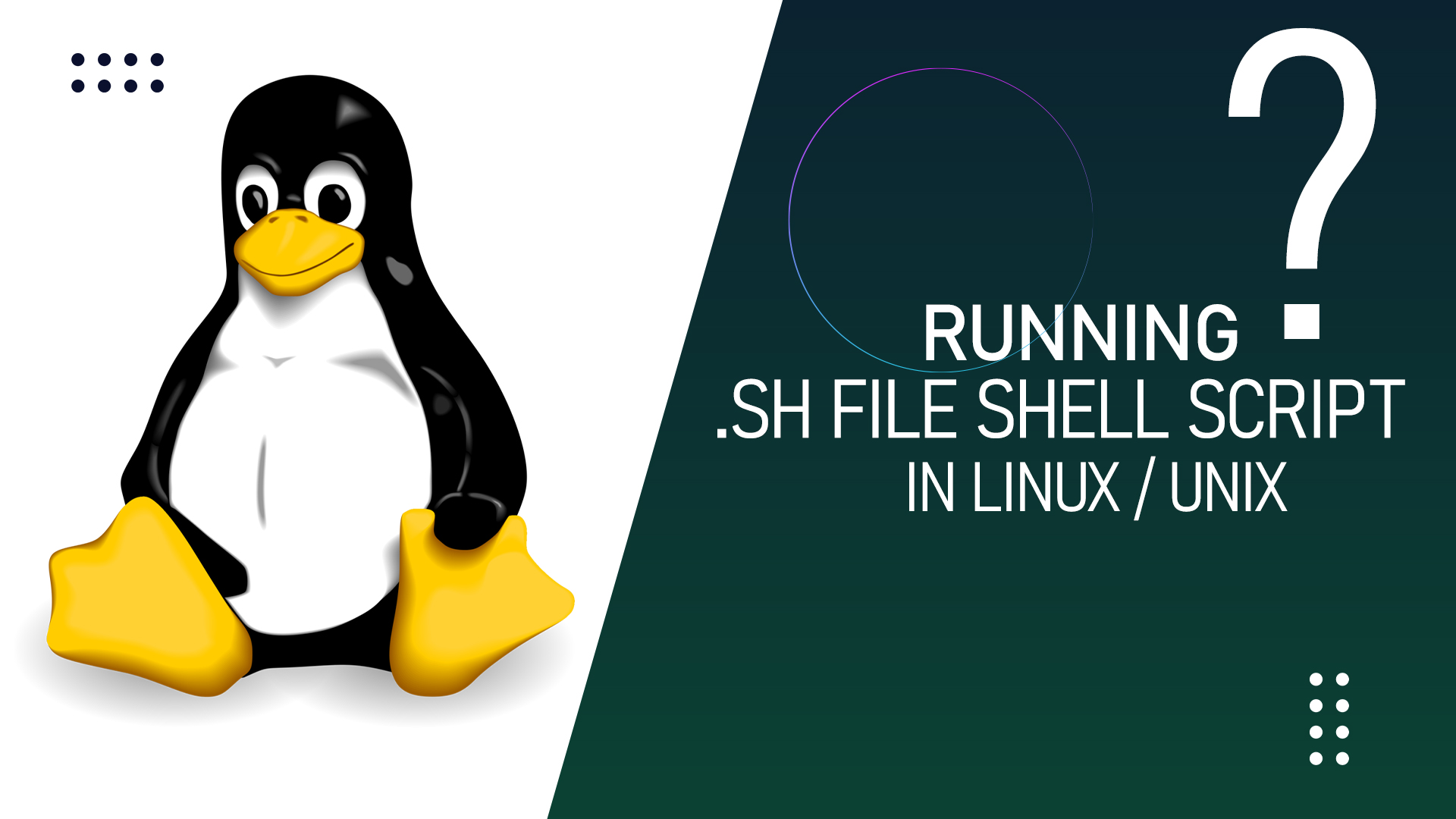 How To Run the .sh File Shell Script In Linux UNIX
