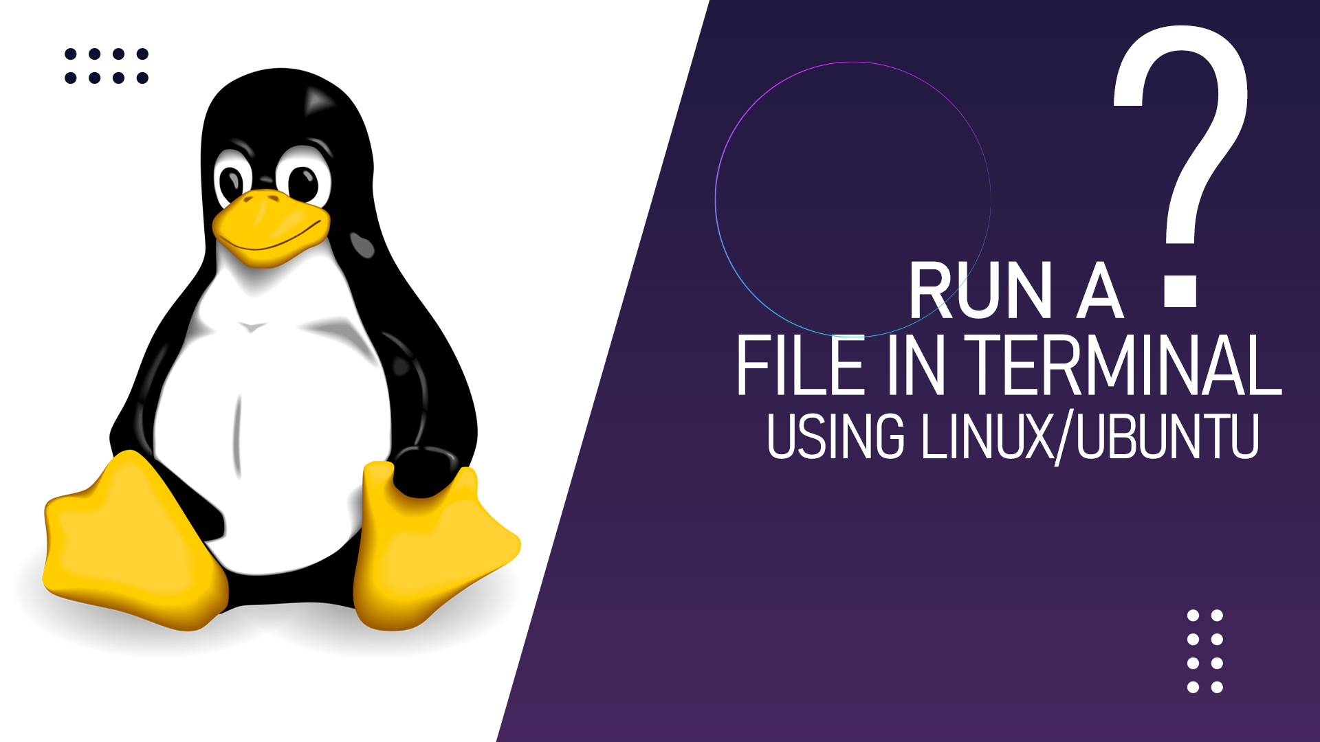 How do I run a file in terminal using Linux Ubuntu