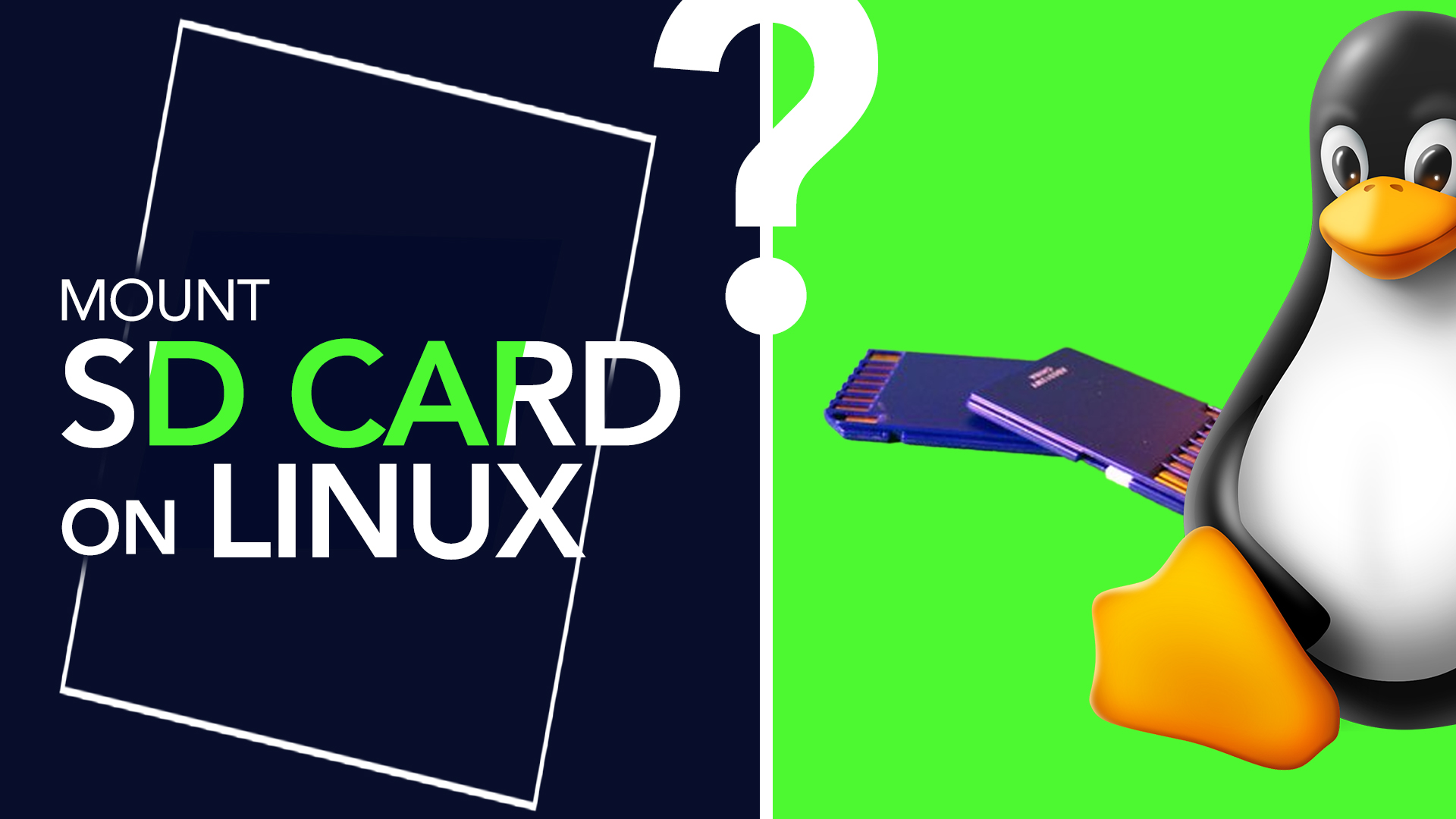 How to Mount an SD Card in Linux