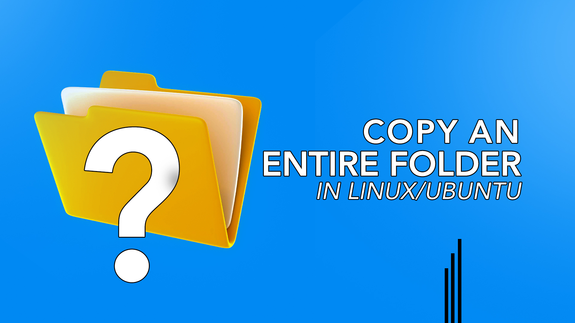 How do Copy an Entire Folder in Linux Ubuntu