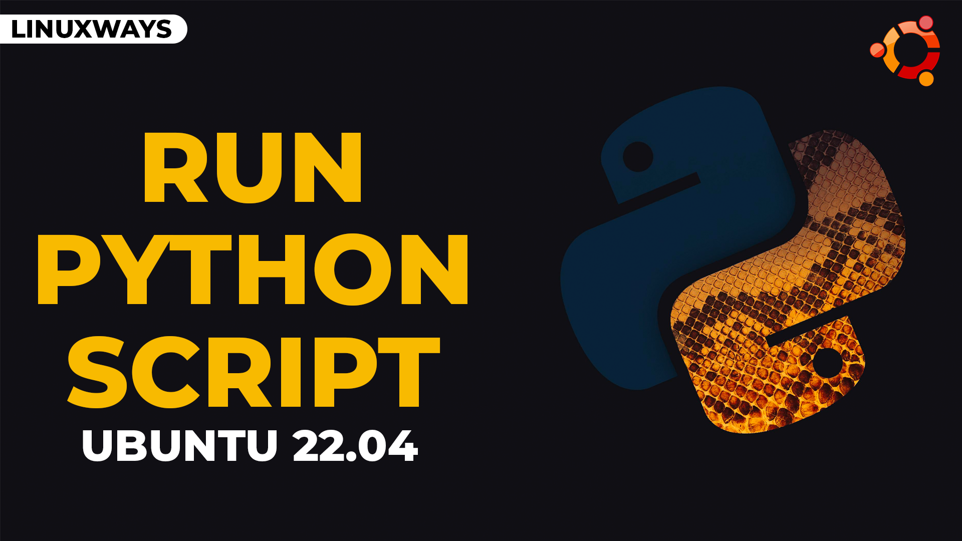 How do I Run a Python Script on Ubuntu 22.04 copy