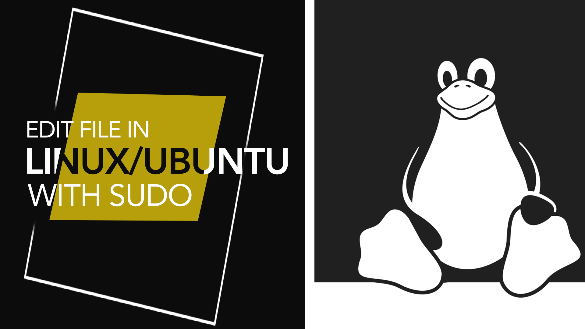 How to edit file in Linux Ubuntu with sudo