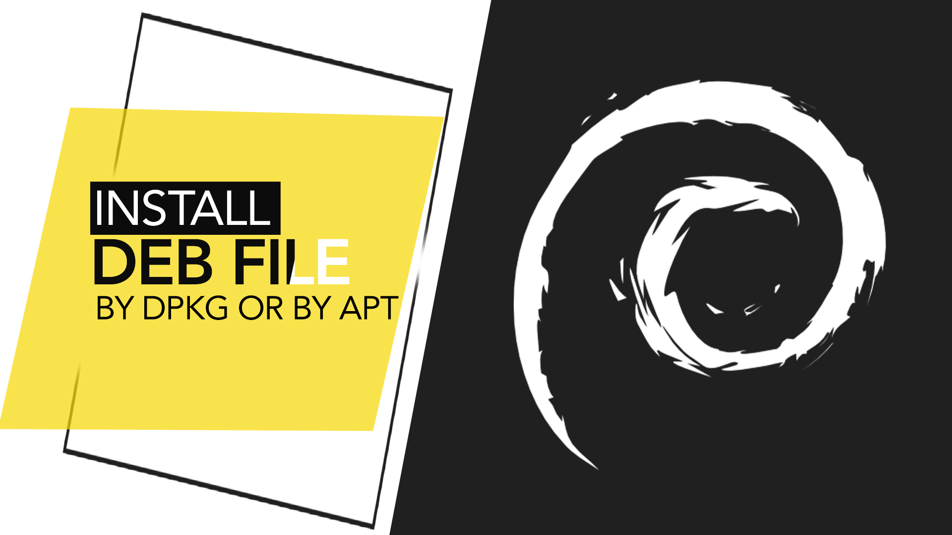How to install a deb file by dpkg or by apt