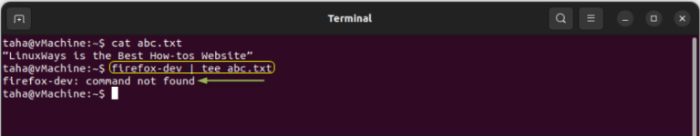 How to Save Terminal Output to a File in Ubuntu? – LinuxWays