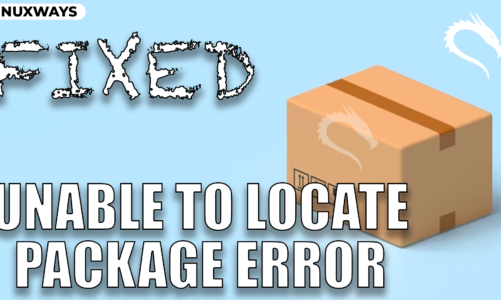 How to Fix unable to locate package Error on Kali Linux