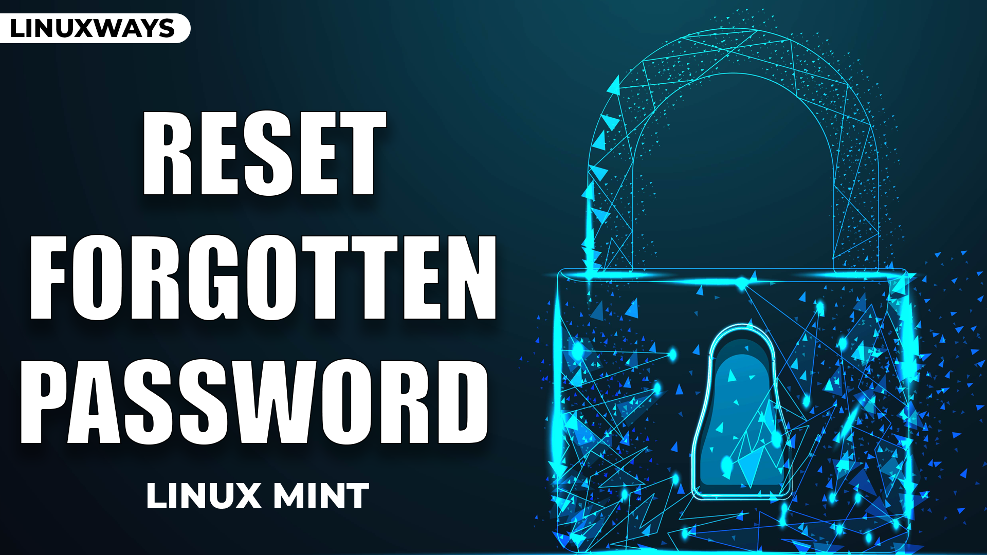How to Reset Forgotten Password on Linux Mint