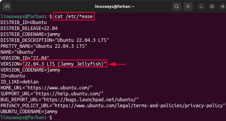 How to Check Ubuntu Version – LinuxWays
