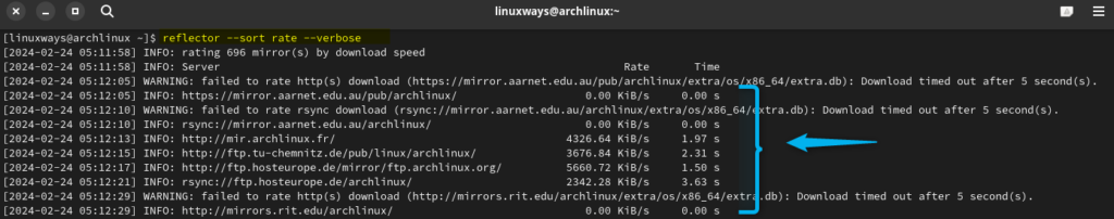 How To Install and Use Reflector on Arch Linux – LinuxWays