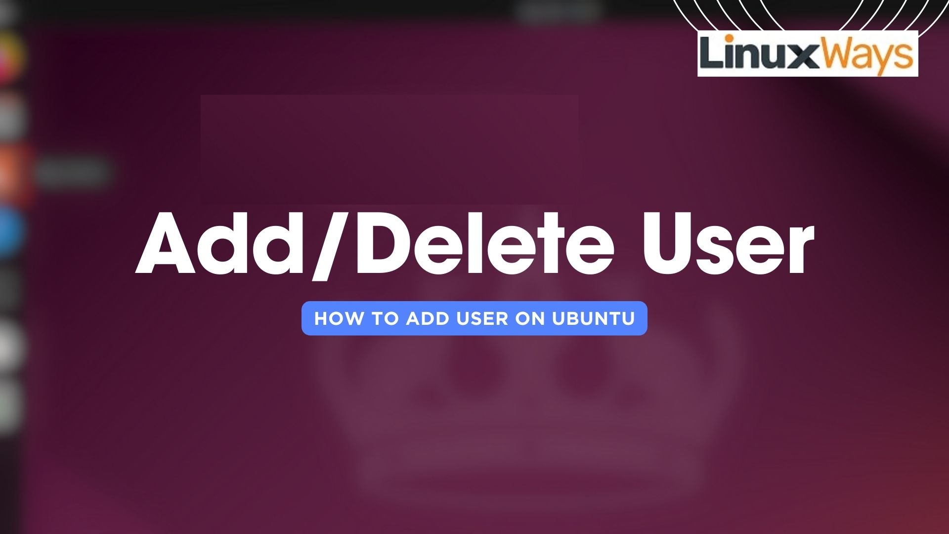 add or delete user in ubuntu 24.04