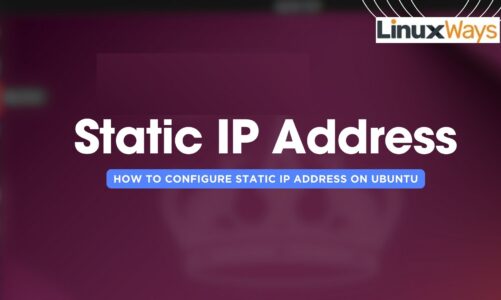 static ip address in ubuntu 24.04