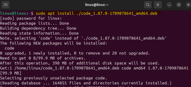 How To Install Visual Studio Code on Ubuntu 24.04 – LinuxWays