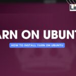 yarn in ubuntu 24.04