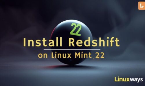 Install Redshift on Linux Mint 22